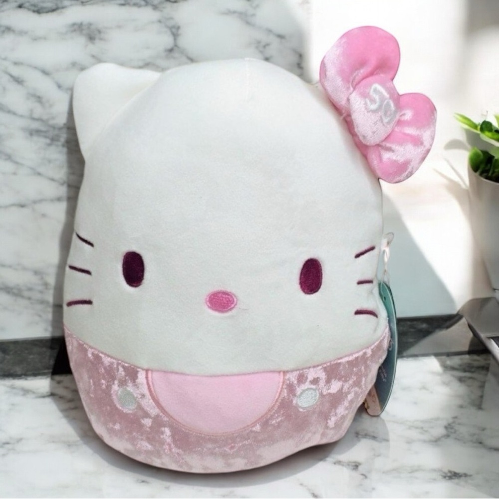 Hello Kitty Sanrio 50th Anniversary Edition Squishmallows PINK 8”